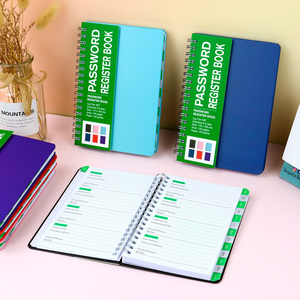 Office Internet Address Keeper Logbook con fichas de índice A6 Contraseña de correo electrónico Registro Libro de direcciones Diario Cuaderno personalizado - Product Image 2