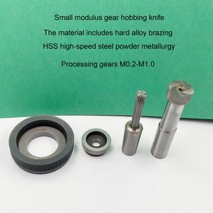 Customized HSS M0.<strong>2</strong>-M1 Gear Cutting Tool Carbide Brazing Involute Finishing Hobbing Tool for Worm and Spline Use - Product Image 2
