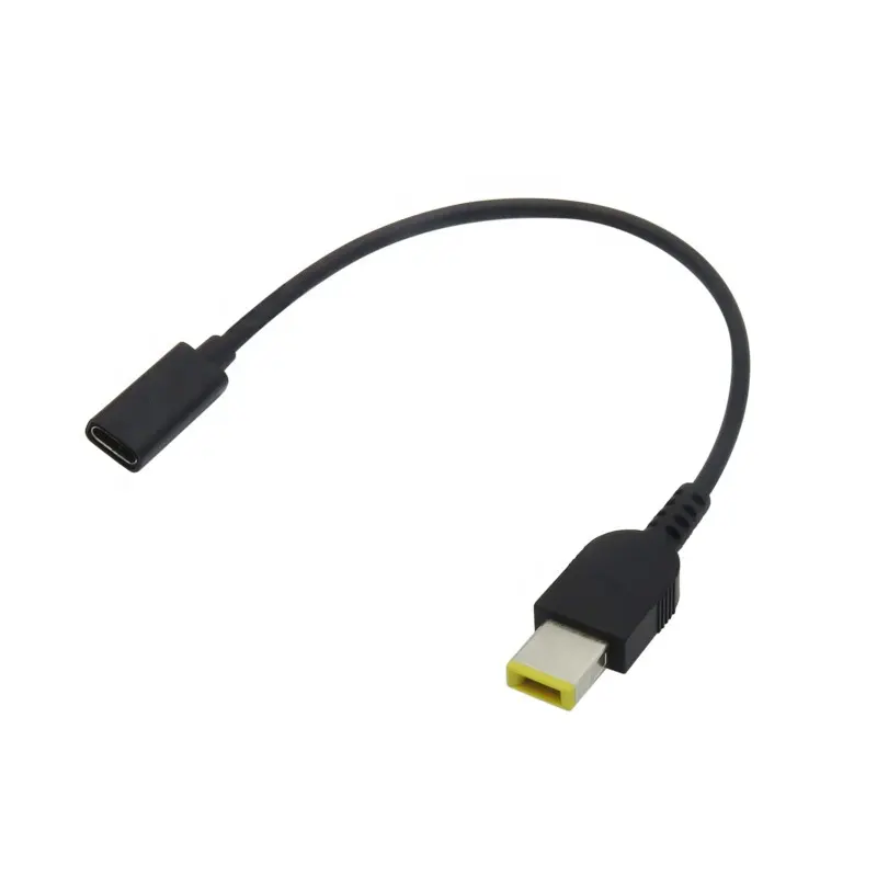 Typ C Famale zu DC Vierkant kabel 20V 3.25A 4.5A 65W 90W Stecker AC zu DC Kabel USB AC Adapter Hersteller