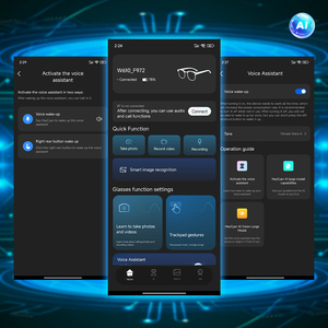 2025 W610 4K Dịch Thông Minh Kính Không Dây Cuộc Gọi Wi-Fi Chuyển Kính Mát Với Máy Ảnh 8MP Âm Thanh Ghi Lại Ai Thông Minh Kính - Product Image 5