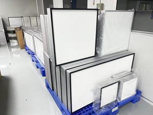 ハイミニプリーツHEPAエアフィルターH13ホームファーム用ミディアムアルミニウムファイバーガラス拡張金属紙住宅所有者用 - Product Image 2