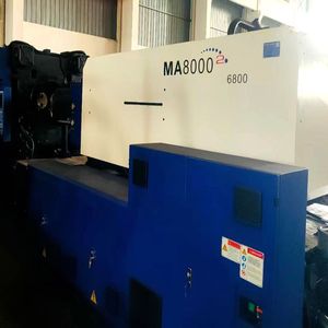 HaiTian MA800T enjeksiyon makinesi 75KW Servo 3500G ev kullanımı 100mm vida 8000KN süreci EPS PET PVC plastik çekirdek PLC dişli - Product Image 1