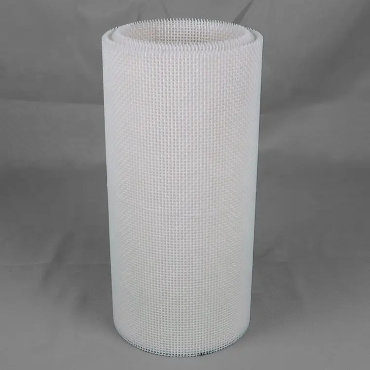 Yapımı basın keçe kağıt fabrikaları çamur susuzlaştırma filtresi Polyester Spiral lineer tel tel örgü elek konveyör bant