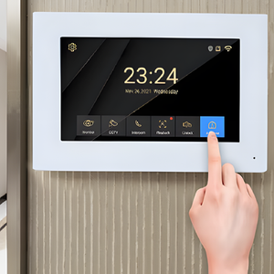 <strong>Fingerprint</strong> Unlock Tuya Smart 1080P 7inch LCD Wifi Video <strong>Intercom</strong> <strong>System</strong> Video Door Phone Camera With Motion Detector - Product Image 4