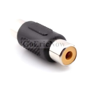 双2头RCA母对母音频连接器适配器唱机耦合器视频连接器插头插座RCA唱机双胞胎 - Product Image 5