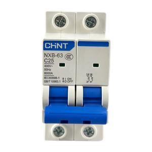 Disyuntor en miniatura Chint 2P 25A Interruptor de aire Tipo bipolar C C25 Disyuntor Chint - Product Image 2