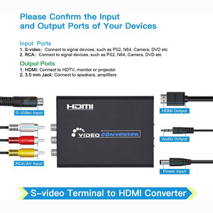 CVBS S-Video Terminal to <strong>Hdmi</strong> Converter HD 1080p signal Display Converter Av to <strong>hdmi</strong> Converter - Product Image 3