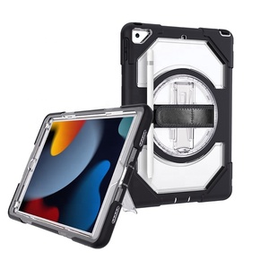 Shockproof <strong>Cover</strong> for iPad 10.2 Inch Heavy Duty Tablet Case for iPad 9th Generation <strong>W</strong>/Pen Holder-Stand-Shoulder Strap - Product Image 1