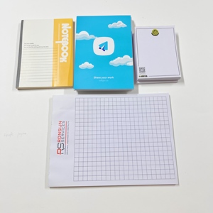 Gran oferta logotipo personalizado impreso A5 Bloc de notas Mini pequeño cuaderno de tapa blanda con hojas sueltas para escribir listas de tareas - Product Image 6