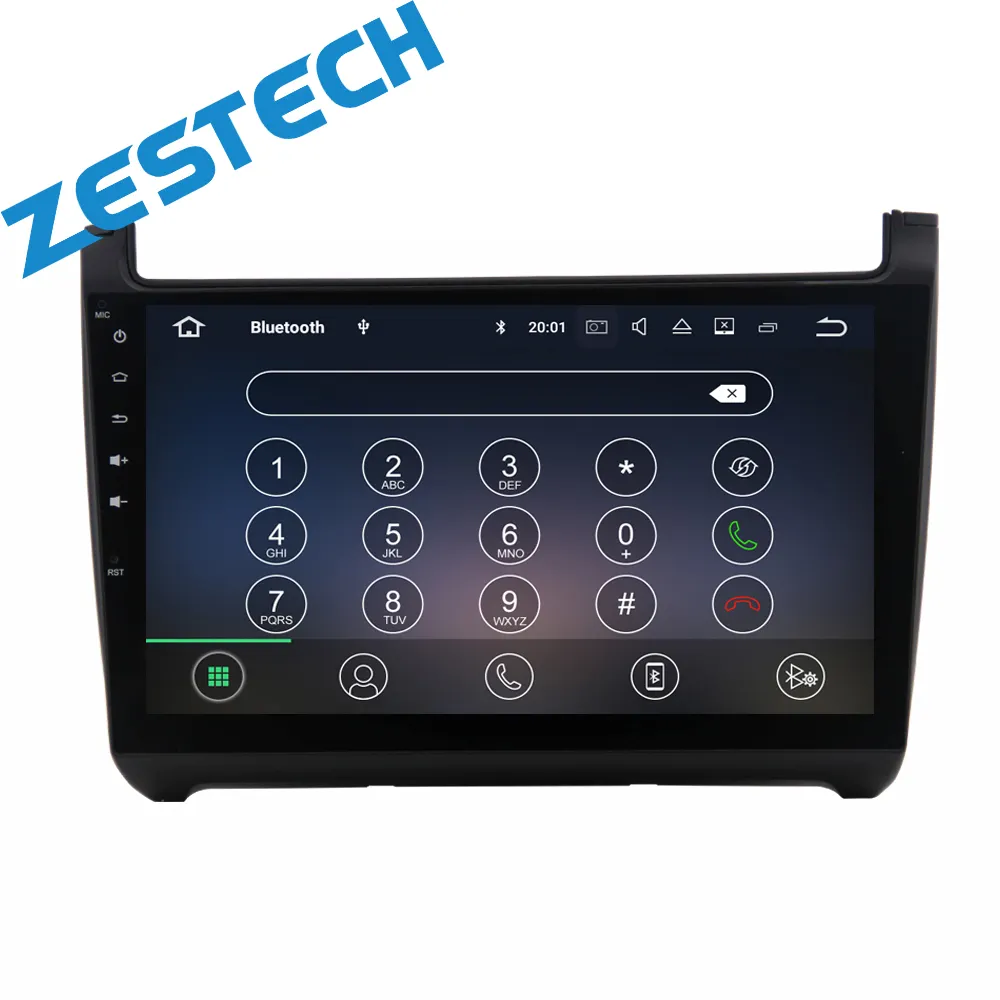 Автомобильный радиоприемник Zestech android 10 для VW Volkswagen Polo, автомобильный dvd-плеер с аудио, dvd, gps-навигацией, поддержкой 4G, Wi-Fi