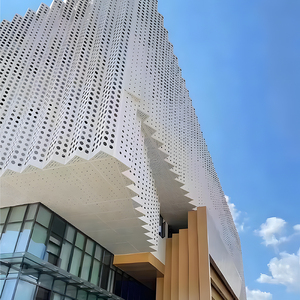Laser geschnittenes Außengebäude Vorhang fassade Aluminium verkleidung Paneel profils ystem/gestanztes Aluminium furnier - Product Image 1