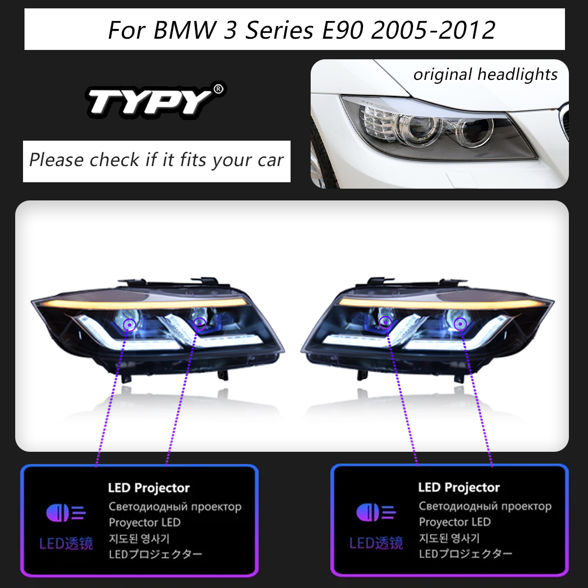 For BMW 3 Series E90