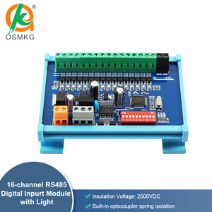 Oshangming 16 Channel <strong>Digital</strong> <strong>Input</strong> <strong>Module</strong> Data Acquisition <strong>Module</strong> with <strong>RS485</strong> Modbus Rtu for Sensor - Product Image 3