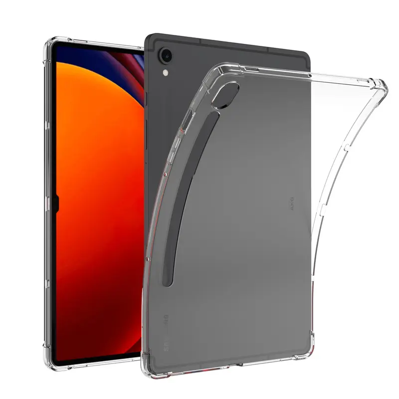 Shockproof Air Cushioned Corner Soft TPU Back Cover Clear Tablet Case for Samsung Galaxy Tab S9 11.0" S9 Ultra 14.6.0" 2023
