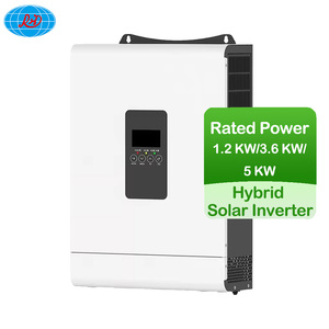 Entrada RHT 48V/24V con salida de onda sinusoidal pura Inversor solar híbrido de sistemas fuera de la red de alta eficiencia para el hogar y comercial - Product Image 6