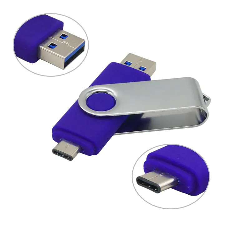 Высокоскоростной USB флеш-накопитель 256 ГБ, usb-накопитель 2 в 1 type-c OTG, Usb-накопитель, USB-накопитель