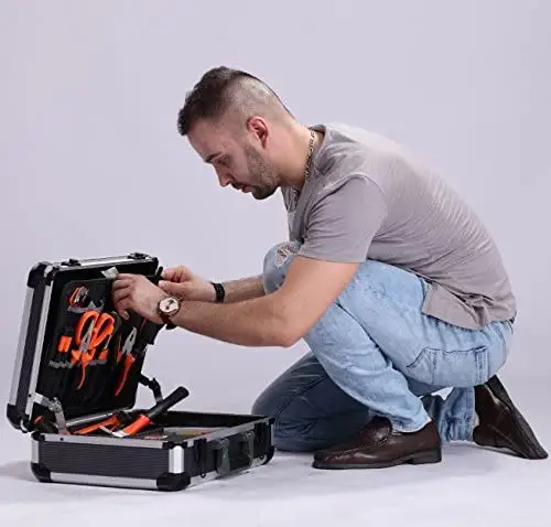 Profession eller Aluminium-Hartsc halen koffer Aluminium-Werkzeug koffer für tragbare Geräte