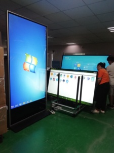 43 50 55 65 75 86 дюймов Wifi 4G модуль рекламный плеер автономный Тотем LCD Digital Signage интерактивный киоск сенсорный экран - Product Image 3