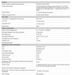 Modulo PLC software 6 av6372-1dc07-5ax0 nuovo originale - Product Image 3