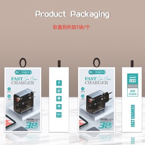 <strong>38W</strong> Transparent Shell <strong>Charger</strong> for Xiaomi Turbo Charging EU US PD20W USB QC3.0 Fast Charging Adapter - Product Image 6