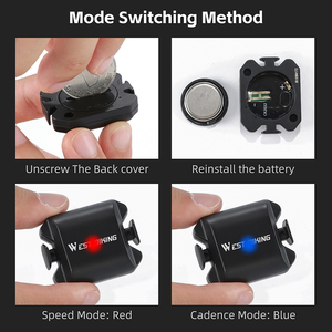 WEST BIKING Bicycle <strong>Cadence</strong> Sensor Waterproof Long Battery Life Outdoors <strong>Cycling</strong> Exercise <strong>Cadence</strong> Speed Sensor <strong>With</strong> GPS - Product Image 5