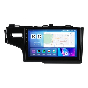 MEKEDE MS Controle de Voz Android 8core IPS Car DVD Player Para Direito Honda Jazz Fit 2014-2015 8 + 128G vídeo do carro WIFI GPS Navegação