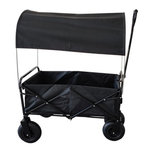 Multi-function 4 Wheel Portable Sports Double Decker Radio <strong>Red</strong> Flyer 3 in 1 <strong>Rolling</strong> Grocery <strong>Cart</strong> Folding Fold Wagon with Canopy - Product Image 2