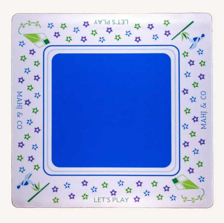 Tapis bleu