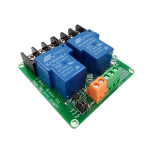 Two 2 Channel Relay Module 30AとOptocoupler Isolation 5V 12V 24V Supports HighとLow TriggerためSmart Home PLC Control - Product Image 1