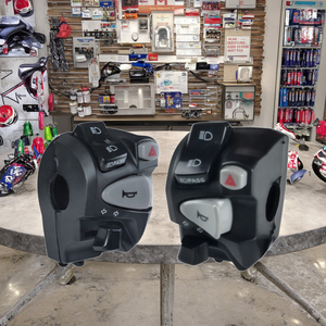 Phụ kiện xe máy-công tắc bật tín hiệu tay lái bên trái sửa đổi vật liệu nhựa Flash đôi - Product Image 6