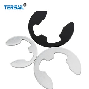 Thép Mangan, thép không gỉ 304, trục sử dụng vòng khóa e-loại mở giữ lại vòng c-loại Snap Vòng đệm - Product Image 3