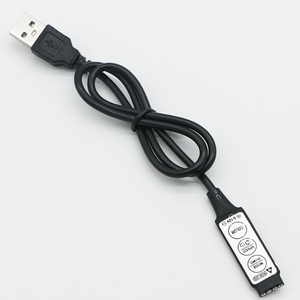 DC5V 12Vミニ3キー6A小型RGB LEDストリップライト調光LED成長ライトリモコンRGBカラーLEDストリップ用 - Product Image 2
