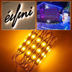 Reklam DC 12V 1.2W 1.5W LED modül lamba soğuk beyaz kırmızı mavi sarı pembe yeşil enjeksiyon 2835 Led modül lamba - Product Image 4