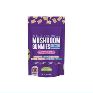 OEM aslanlar Mane mantar Gummies takviyesi bellek ve yetişkinler için uyku arttırıcı