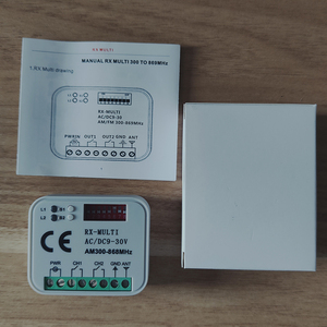 Interruttore di controllo remoto wireless universale 433mhz modulo ricevitore relè dc 12v 2ch e trasmettitore 2 pezzi telecomandi 433mhz - Product Image 3