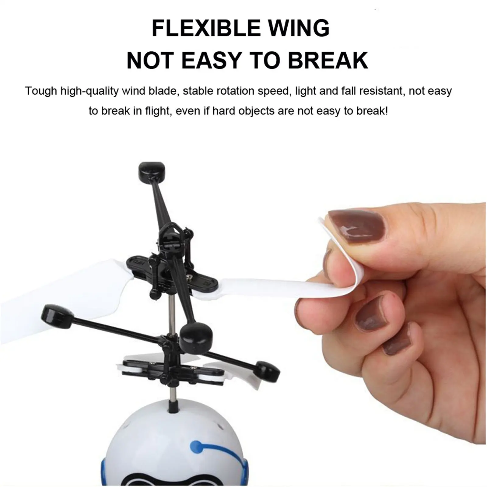 Mini Induction Flying Robot 2CH Gyro Helicopter Drone USB Protection Christmas Electric Gifts Stress Fidget Toys Wholesale