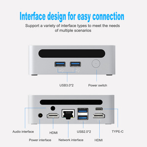Mini ordenador de escritorio AMD4500U para juegos, aprendizaje, oficina o Hogar, mini-pc SSD en miniatura con disco duro, enchufes AU US EU UK - Product Image 4