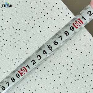 Plafones Para techo Fibra khoáng Đen thả treo trần gạch 2x4 trang trí plafond khoáng Trần 15mm 60x60 - Product Image 2