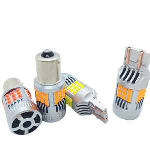 Yeni tasarım kırmızı beyaz araba led fren dönüş sinyali araba aydınlatma sistemi CANBUS anti over flaş dönüş sinyali sürüş ışıkları - Product Image 1
