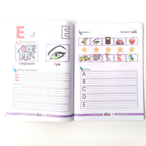 定制印刷1-3岁婴儿ABC练习册英语儿童教育世界字母数字知识册 - Product Image 2