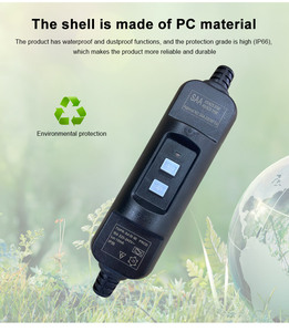 RIFENG SAA avustralya standart ayrılabilir RCD PRCD 10A 16A açık su geçirmez In-Line taşınabilir artık akım cihazları - Product Image 5