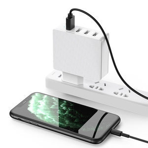 TKT 65W GaN Max Smart 4-Port-Mobilladegerät Schneller Versand QC3.0 Power Charging für mobile Geräte Kameras Ausgang GAN-Material - Product Image 5