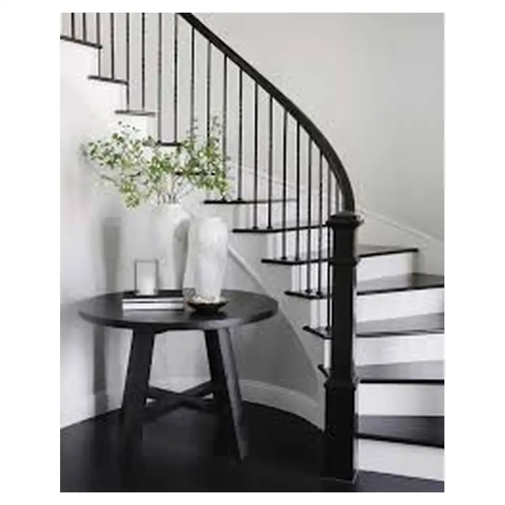 Escalera curva de acero inoxidable Prima, arco recto, círculo moderno, escalera redonda curva, escalera personalizada
