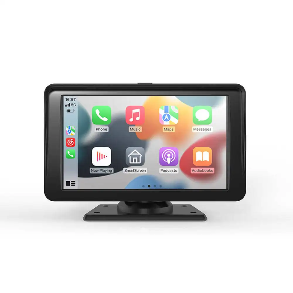 7inch Enhanced Carplay Adapter with YouTube and Screen Mirroring for OEM Wired Carplay Vehicles