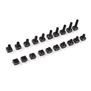 6*6 tact switch 4.3/5/7/8/9/10/11/12/13-16mm micro-pulsante spina verticale nuovo - Product Image 1
