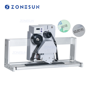 ZONESUN Halbautomati scher intelligenter Datums codierer Chargen produktions datum Druckmaschine für Etikett ier maschine - Product Image 1