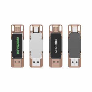 New OTG Usb <strong>Flash</strong> Design UTC242 Flip Type-<strong>C</strong> LED USB Customized LED Brand logo - Product Image 1