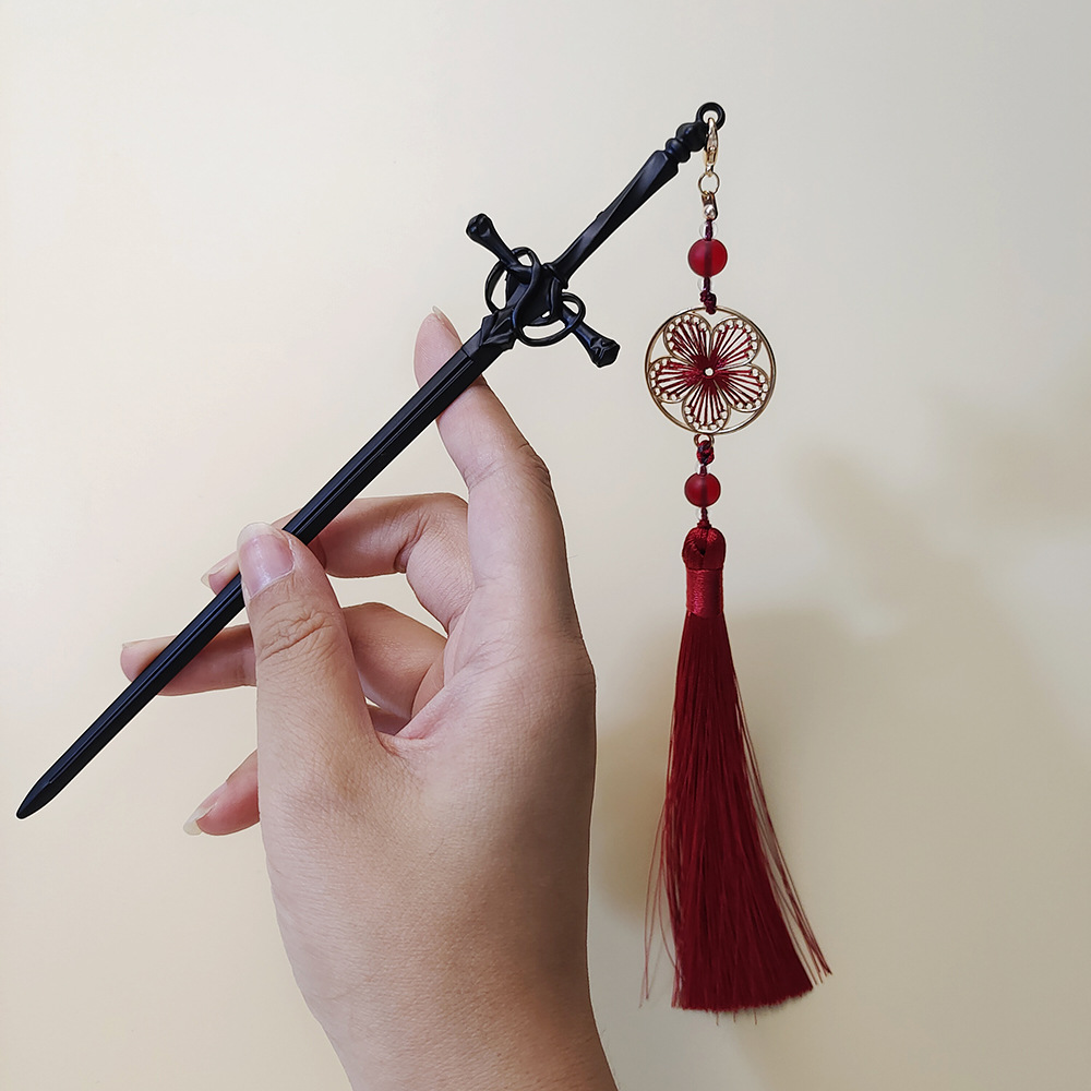Noir mat (pompon rouge)