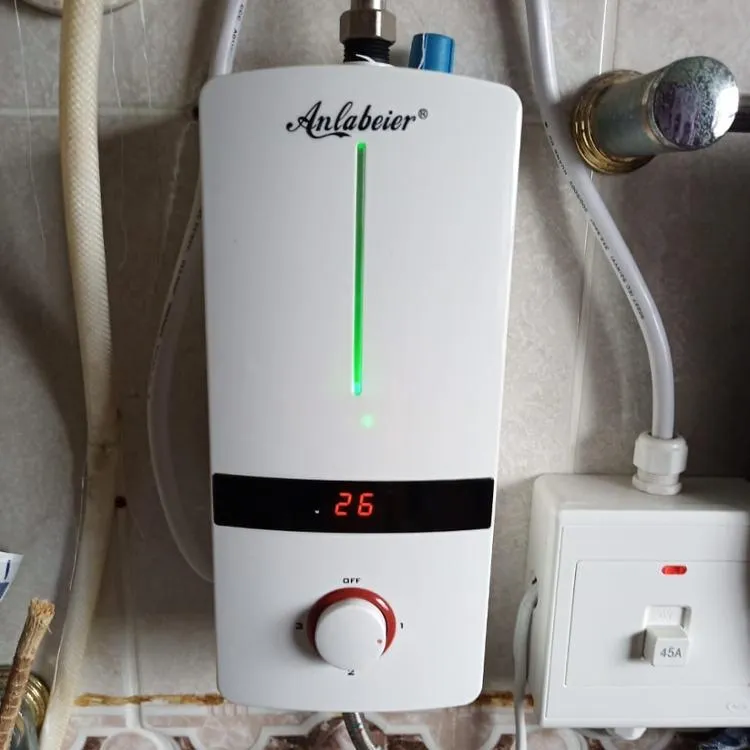 Elettrico riscaldatore di acqua elettrico doccia di acqua istante caldaia