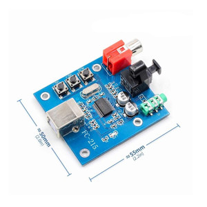 Taidacent Studio di Registrazione Full Duplex In Fibra Coassiale 5V Raspberry Pi Scheda Audio Pcm2704 Usb Amp Dac Decoder Audio Esterna carta - Product Image 5